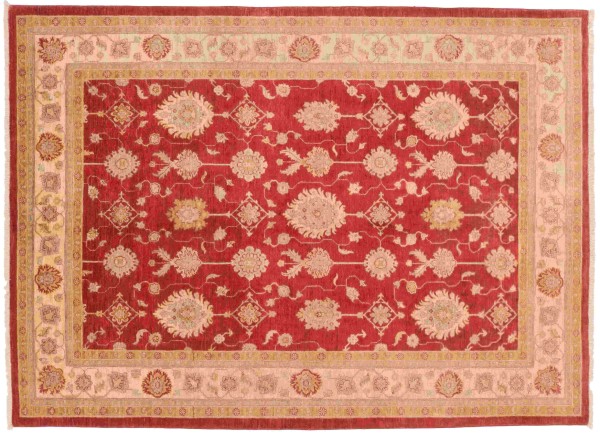Fine Ferahan Ziegler carpet 170x240 hand-knotted orange geometric oriental