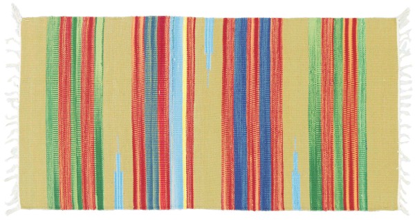 Brightly colored kilim rug 60x120, hand-woven, multicolored, striped, hand-woven