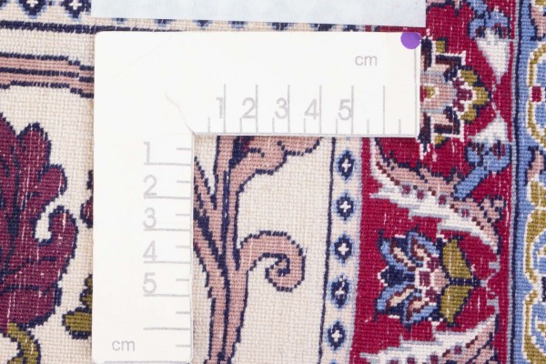 Perser Isfahan 70x90 Handgeknüpft Teppich Mehrfarbig Blumenmuster Kurzflor Orient