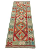 Preview: Afghan Maimana Kelim Teppich 60x180 Handgewebt Läufer Bunt Geometrisch Handarbeit Preview: Afghan Maimana Kelim Teppich 60x180 Handgewebt Läufer Bunt Geometrisch Handarbeit