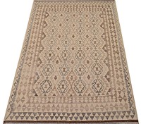 Vorschau: Afghan Kelim Old Style Natural Teppich 170x240 Handgewebt Beige Geometrisch Handarbeit Vorschau: Afghan Kelim Old Style Natural Teppich 170x240 Handgewebt Beige Geometrisch Handarbeit