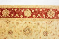 Vorschau: Afghan Chobi Ziegler 150x200 Handgeknüpft Teppich Beige Blumenmuster Kurzflor Vorschau: Afghan Chobi Ziegler 150x200 Handgeknüpft Teppich Beige Blumenmuster Kurzflor