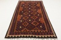 Vorschau: Afghan Maimana Kelim 150x250 Handgewebt Teppich Mehrfarbig Geometrisch Muster Vorschau: Afghan Maimana Kelim 150x250 Handgewebt Teppich Mehrfarbig Geometrisch Muster