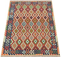 Preview: Afghan Maimana Kelim Teppich 200x300 Handgewebt Bunt Geometrisch Handarbeit Gewebt Preview: Afghan Maimana Kelim Teppich 200x300 Handgewebt Bunt Geometrisch Handarbeit Gewebt