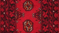 Preview: Afghan Teppich Akche Aqcha Handgeknüpft 50x100 Rot Geometrisches Muster Kurzflor Preview: Afghan Teppich Akche Aqcha Handgeknüpft 50x100 Rot Geometrisches Muster Kurzflor