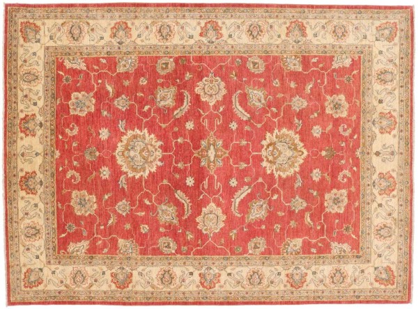 Fine Ferahan Ziegler carpet 170x240 hand-knotted beige floral oriental UNIKAT