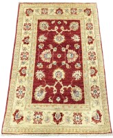 Vorschau: Afghan Chobi Ziegler Teppich 60x90 Handgeknüpft Rot Floral Orient Kurzflor Wohnzimmer Vorschau: Afghan Chobi Ziegler Teppich 60x90 Handgeknüpft Rot Floral Orient Kurzflor Wohnzimmer