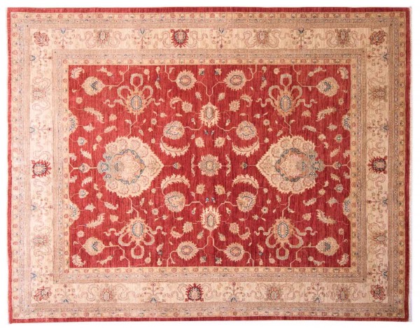 Afghan fine Ferahan Ziegler carpet 170x240 hand-knotted red floral pattern Orient