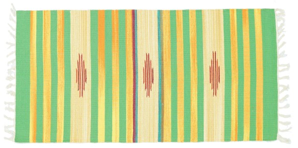 Brightly colored kilim rug 60x120, hand-woven, multicolored stripes, hand-woven
