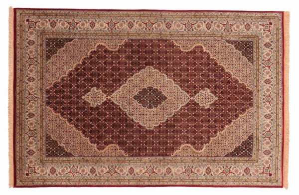 Tabriz carpet 180x270 hand-knotted multicolored oriental oriental low pile living room