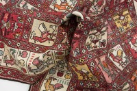 Vorschau: Perserteppich Seidensoumakh Vogel 100x150 Handgewebt Beige Geometrisch Handarbeit Vorschau: Perserteppich Seidensoumakh Vogel 100x150 Handgewebt Beige Geometrisch Handarbeit