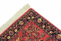 Vorschau: Sarough Teppich 70x140 Handgeknüpft Rosa Floral Wolle Kurzflor Rug Vorschau: Sarough Teppich 70x140 Handgeknüpft Rosa Floral Wolle Kurzflor Rug