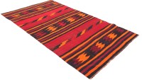 Preview: Afghan Kelim Soumakh Ghalmuri Teppich 140x250 Handgewebt Rot Streifen Handarbeit Gewebt Preview: Afghan Kelim Soumakh Ghalmuri Teppich 140x250 Handgewebt Rot Streifen Handarbeit Gewebt