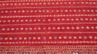 Preview: Afghan Ziegler Khorjin Teppich 150x190 Handgeknüpft Rot Gestreift Orient Kurzflor Preview: Afghan Ziegler Khorjin Teppich 150x190 Handgeknüpft Rot Gestreift Orient Kurzflor