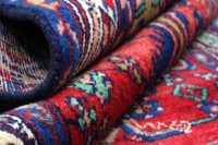 Preview: Perser Hamedan Teppich 90x300 Handgeknüpft Läufer Rot spiegelmuster Wolle Kurzflor Rug Preview: Perser Hamedan Teppich 90x300 Handgeknüpft Läufer Rot spiegelmuster Wolle Kurzflor Rug