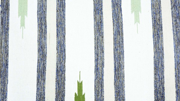 Knallbunter Kelim Teppich 60x90 Handgewebt Mehrfarbig Streifen Handarbeit Gewebt Zimmer