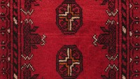 Preview: Afghan Teppich Akche Aqcha Handgeknüpft 50x100 Rot Geometrisches Muster Kurzflor Preview: Afghan Teppich Akche Aqcha Handgeknüpft 50x100 Rot Geometrisches Muster Kurzflor