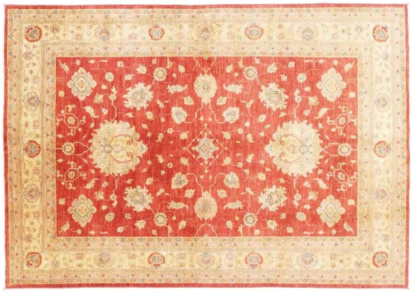 Fine Ferahan Ziegler carpet 170x240 hand-knotted orange geometric oriental