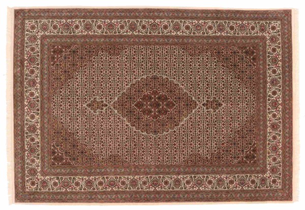 Tabriz Fine Carpet 170x240 Hand-knotted Multicolored Oriental Orient short pile