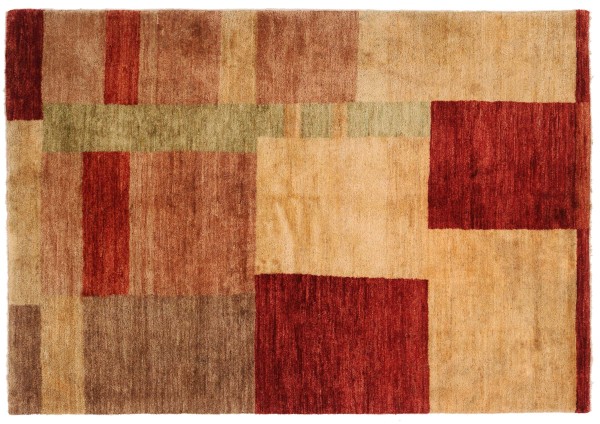 Modern Chobi Ziegler carpet 120x180 hand-knotted beige abstract oriental UNIKAT