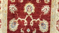 Vorschau: Afghan Chobi Ziegler Teppich 60x90 Handgeknüpft Rot Floral Orient Kurzflor Wohnzimmer Vorschau: Afghan Chobi Ziegler Teppich 60x90 Handgeknüpft Rot Floral Orient Kurzflor Wohnzimmer