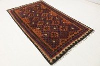 Vorschau: Afghan Maimana Kelim 150x250 Handgewebt Teppich Mehrfarbig Geometrisch Muster Vorschau: Afghan Maimana Kelim 150x250 Handgewebt Teppich Mehrfarbig Geometrisch Muster