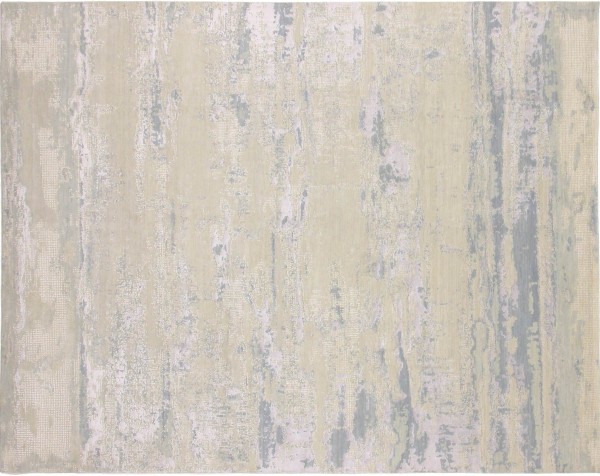 Modern hand-knotted carpet 250x300 beige abstract oriental UNIKAT short pile