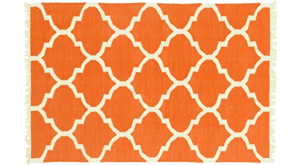 Kilim carpet Raute handwoven different colors Moroccan style