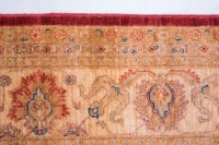 Preview: Afghan Chobi Ziegler Fein 200x250 Handgeknüpft Teppich Beige Blumenmuster Preview: Afghan Chobi Ziegler Fein 200x250 Handgeknüpft Teppich Beige Blumenmuster