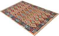 Preview: Afghan Maimana Kelim Teppich 200x300 Handgewebt Bunt Geometrisch Handarbeit Gewebt Preview: Afghan Maimana Kelim Teppich 200x300 Handgewebt Bunt Geometrisch Handarbeit Gewebt