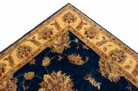 Vorschau: Afghan Chobi Ziegler 120x180 Handgeknüpft Teppich Blau Blumenmuster Kurzflor Vorschau: Afghan Chobi Ziegler 120x180 Handgeknüpft Teppich Blau Blumenmuster Kurzflor
