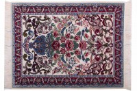 Vorschau: Perser Isfahan 70x90 Handgeknüpft Teppich Mehrfarbig Blumenmuster Kurzflor Orient Vorschau: Perser Isfahan 70x90 Handgeknüpft Teppich Mehrfarbig Blumenmuster Kurzflor Orient